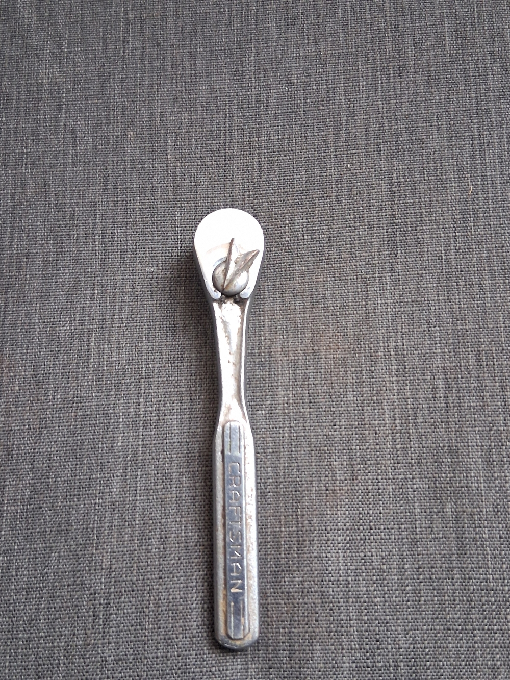 Vintage Craftsman V Series 1/4" Drive "Flying V" Teardrop Ratchet Wrench USA